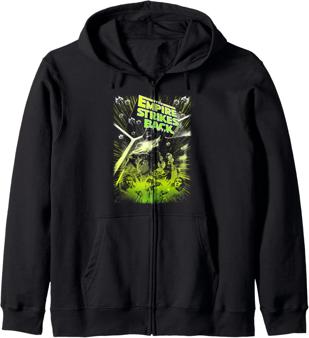 Star Wars Empire Strikes Back Green Neon Kapuzenjacke