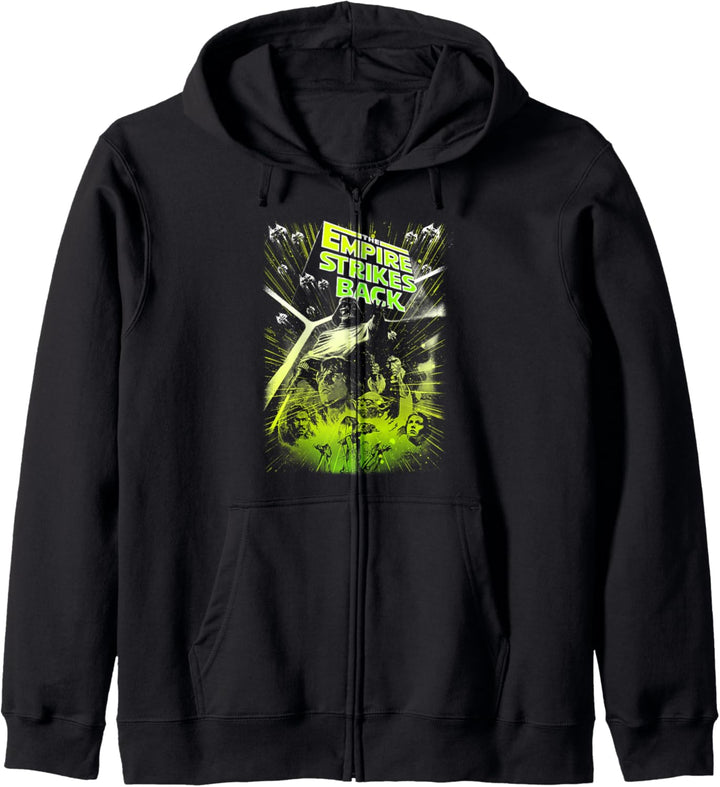 Star Wars Empire Strikes Back Green Neon Kapuzenjacke