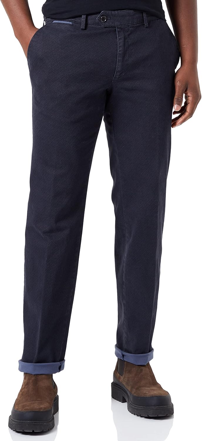 EUREX by Brax Herren Style Joe Gepflegte Baumwoll-Chino Hose 38W / 32L Thermo Blue, 38W / 32L Thermo