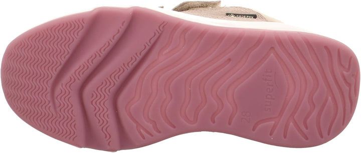 Superfit Mädchen Melody Gore-tex Sneaker 34 EU Beige Rosa 4000, 34 EU Beige Rosa 4000