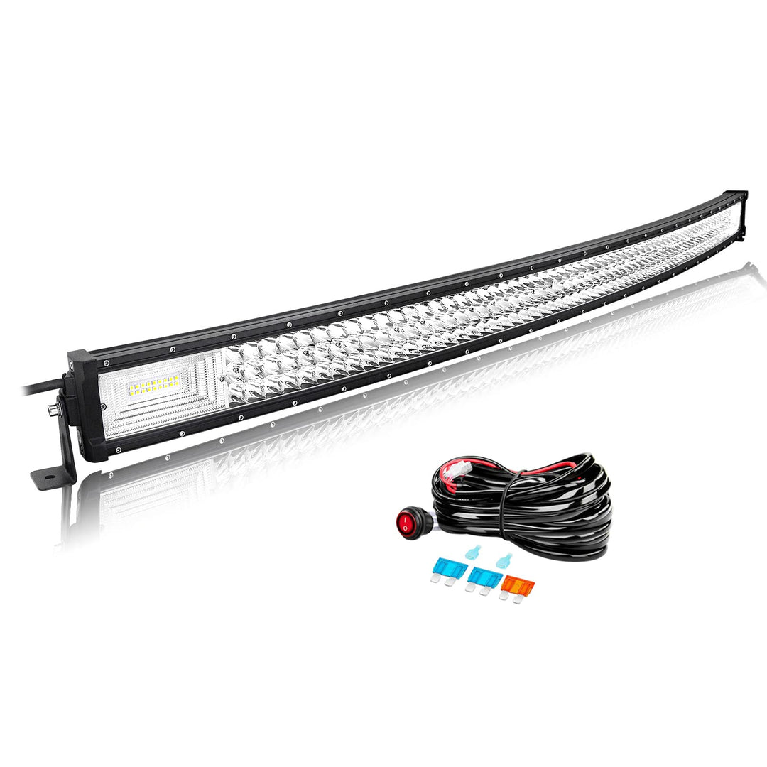 Willpower 50 Zoll 127CM 648W Led Arbeitsscheinwerfer Bar Gebogen Led Scheinwerfer 12V 24V Flutlicht