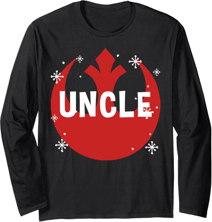 Star Wars Christmas Rebel Uncle Langarmshirt