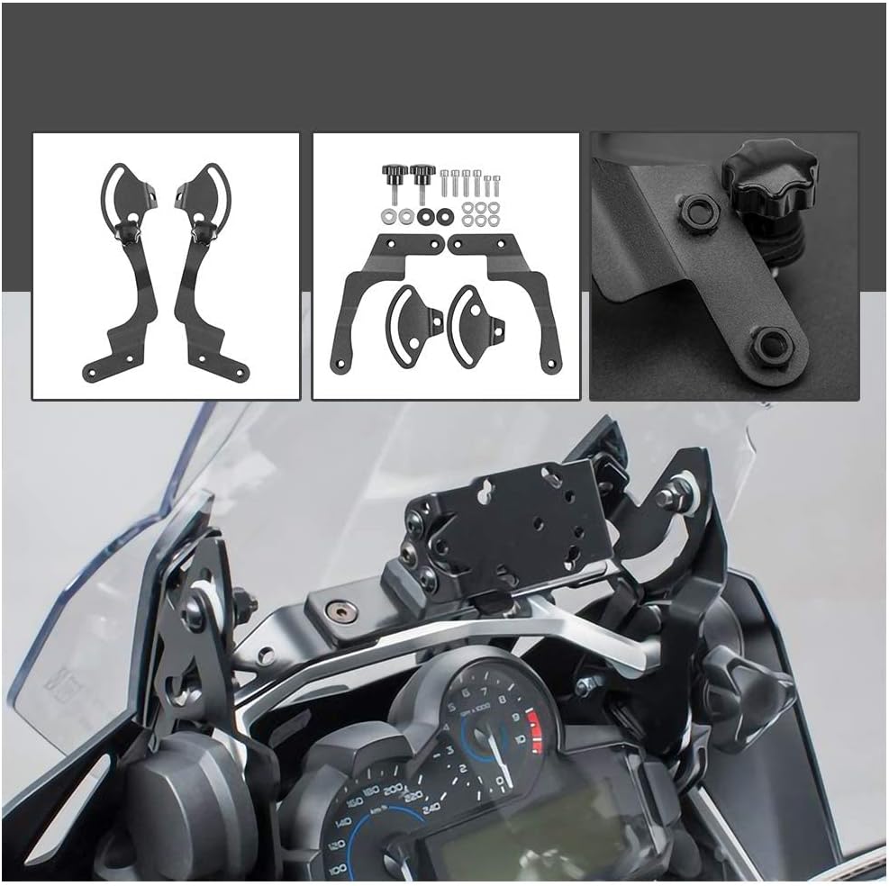 Einstellbare Verstärkung Windschutzscheiben-Stabilisator-Kit Windschutzscheibenhalterung für B.M.W R