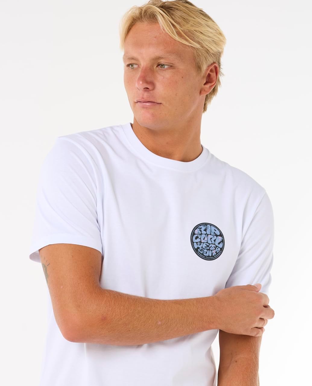 Rip Curl Herren Wettie Passage Icon T-Shirt Wettie Passage Icon T-Shirt S Weiss 251, S Weiss 251