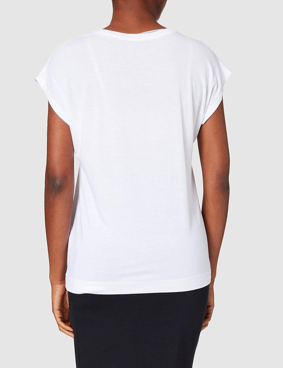 ESPRIT Collection Damen T-Shirt 041eo1k310 S 100/White, S 100/White