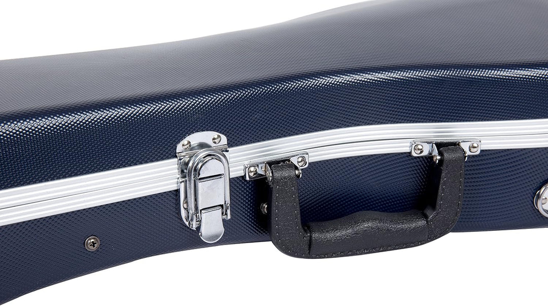 Crossrock, ABS-Hartschalenkoffer für Mandoline, Blau (CRA861MABL) ABS Molded(A-Style) Blau, ABS Mold