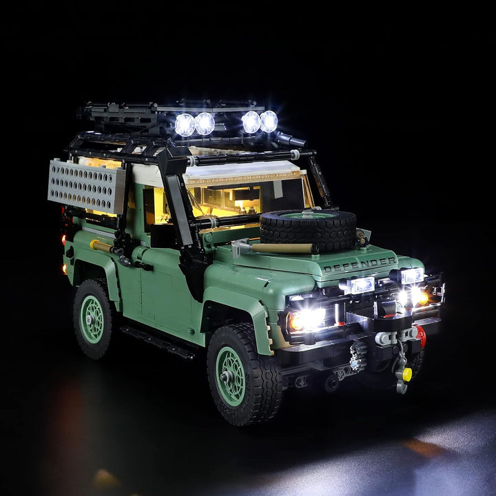 LIGHTAILING Licht-Set Für Lego- 10317 Klassischer Land Rover Defender 90 - Led-Beleuchtungsset Kompa