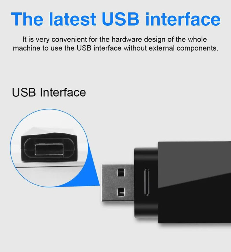 Auto DAB/DAB+ Dongle USB Adapter mit Autoscheibenantenne, Universal für Android Autoradio Player, mi