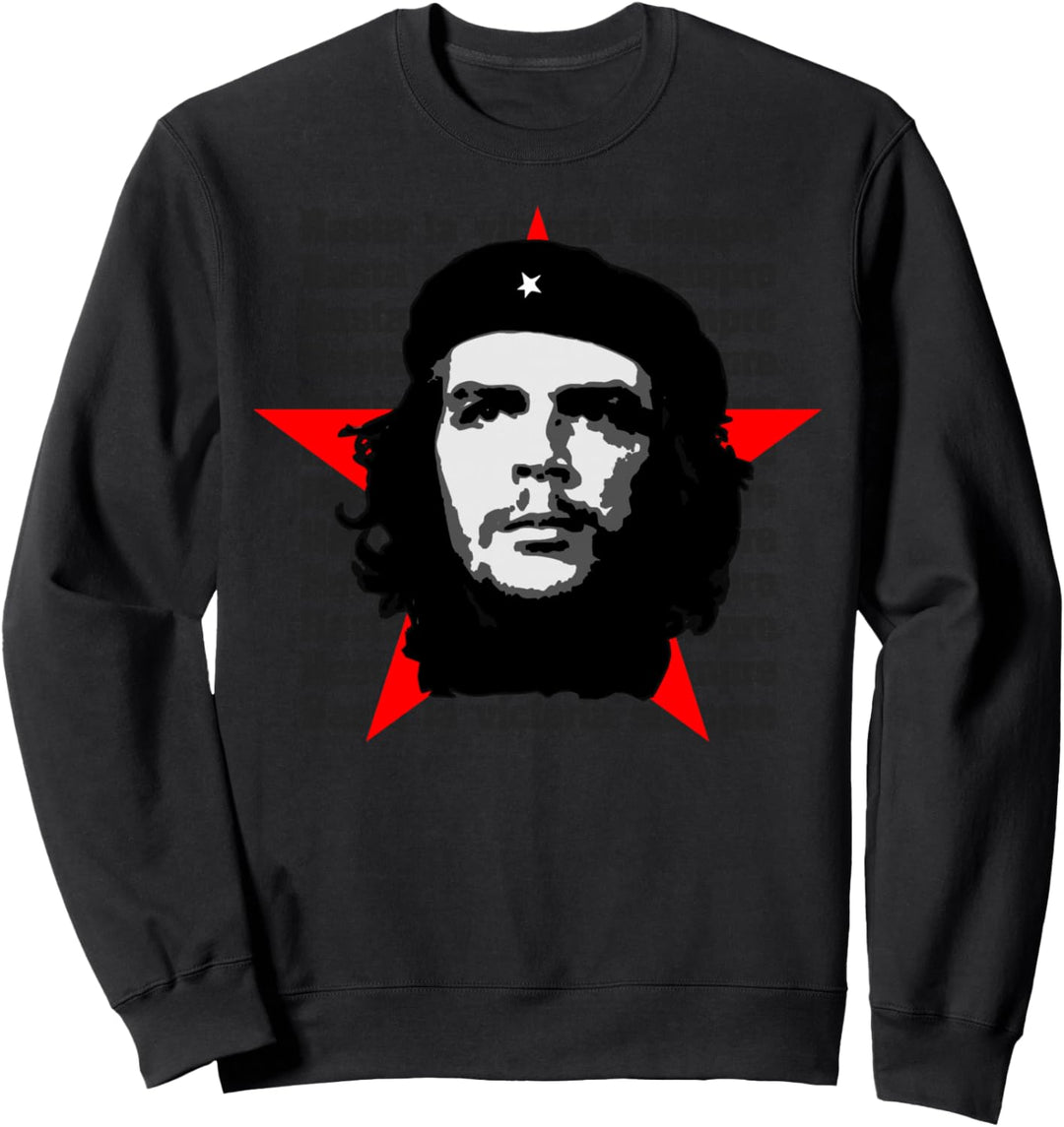 Kuba Rebell Unterschrift Revolutionär Freiheitsl Che Guevara Sweatshirt