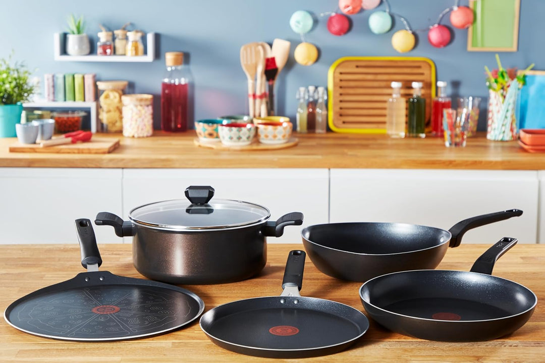 Tefal Easy Cook & Clean Bratpfanne 32 cm, Antihaftbeschichtung, Thermo-Signal Temperaturindikator, S