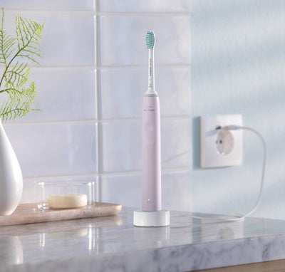 Elektrische Schallzahnbürste Philips Sonicare 3100 Series, mit integriertem Drucksensor, SmarTimer u