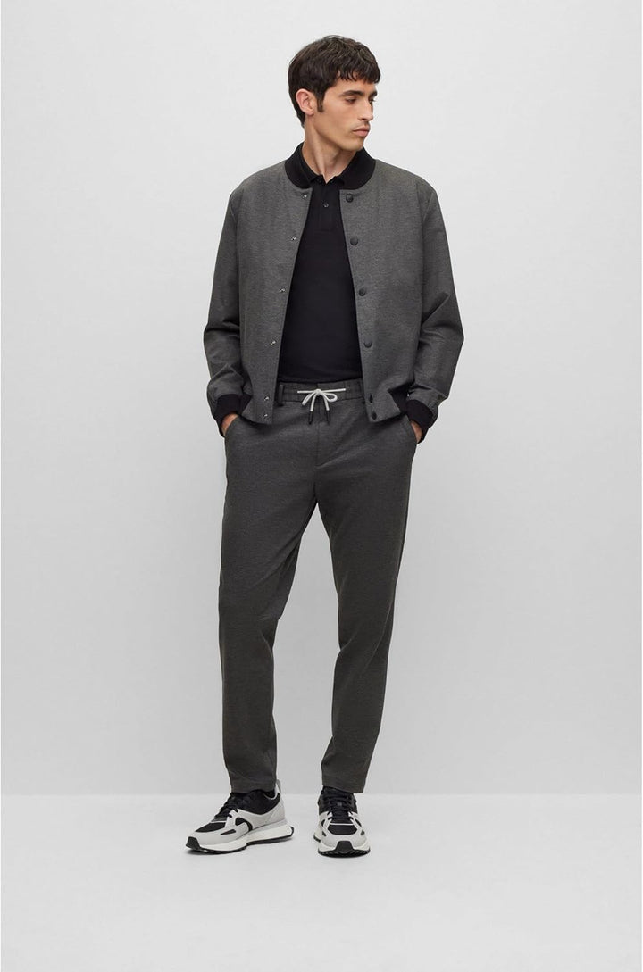 BOSS Herren Pallas 10241531 01, L Schwarz