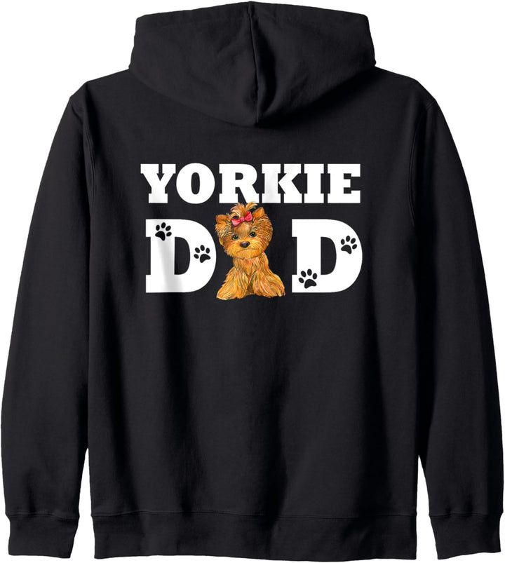Yorkie Dad Yorkshire Terrier Papa Hundepapa Hund Kapuzenjacke