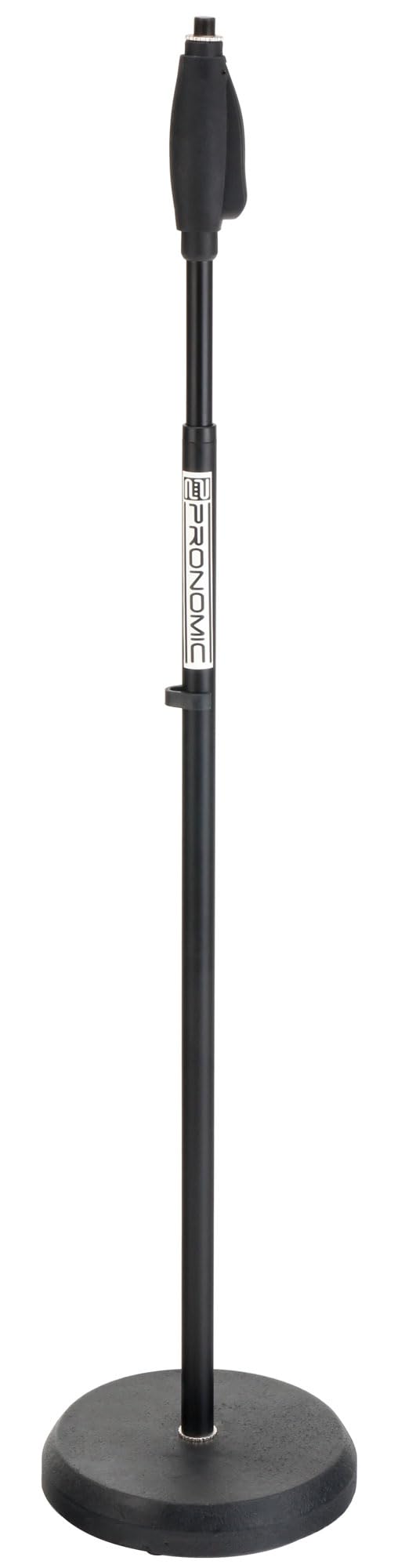 Pronomic MS-200 Einhand Mikrofonständer mit Tellersockel (Mikrofonstativ, durch Einhandveschluss lei