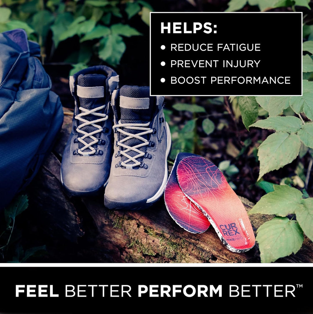 CURREX HikePro Einlegesohle – Deine neue Dimension des Wanderns. Dynamische Performance Einlegesohle