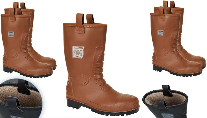 Portwest Neptune Rigger Sicherheitsstiefel S5 CI, Grösse: 36, Farbe: Tan, FW75TAR36 Hautfarben 36 EU