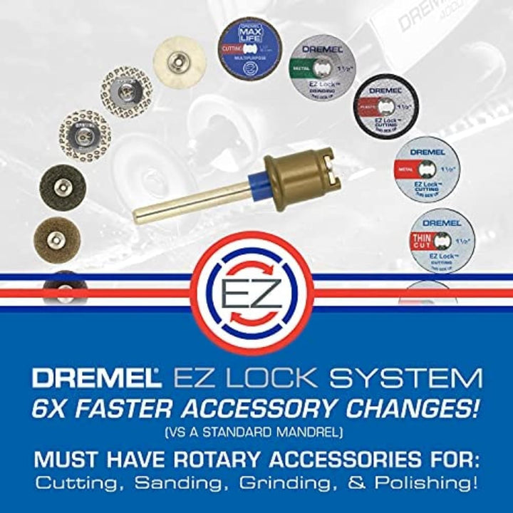 Dremel EZ456B - 12 Stück 1 1/2 Zoll EZ Lock Rotary Tool Trennscheiben perfekt für Blech und Kupfer R