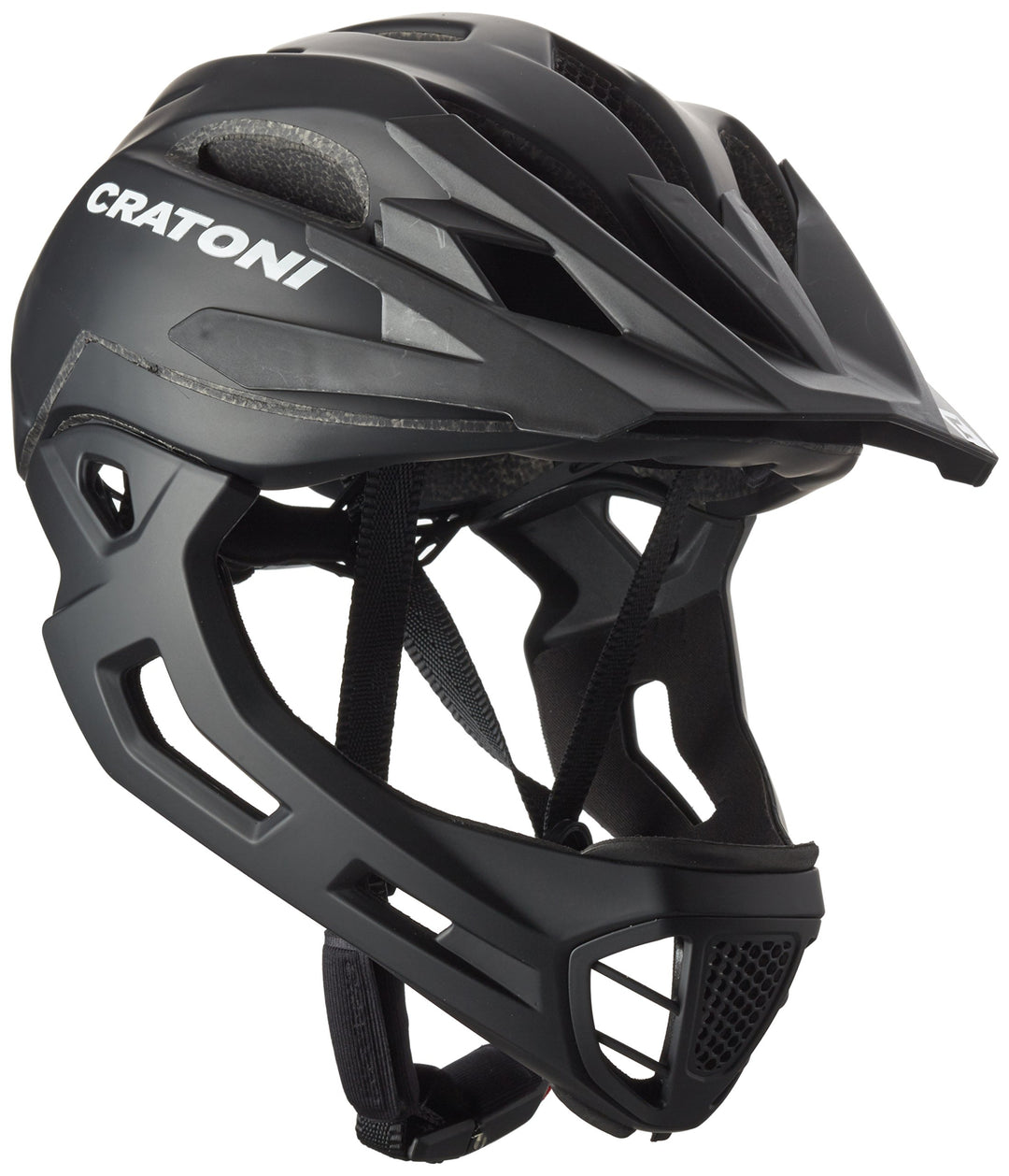 Cratoni Fahrradhelm C-Maniac M-L Black Matt, M-L Black Matt
