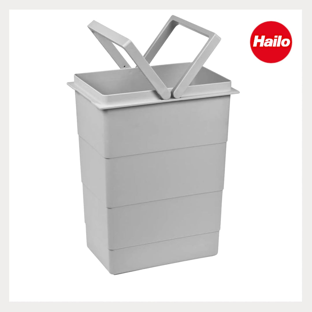 Hailo 8 L Inneneimer | Ersatz-Abfalleimer für Rondo, Allegro, Raumspar-Tandem Abfallsammler | Kunsts