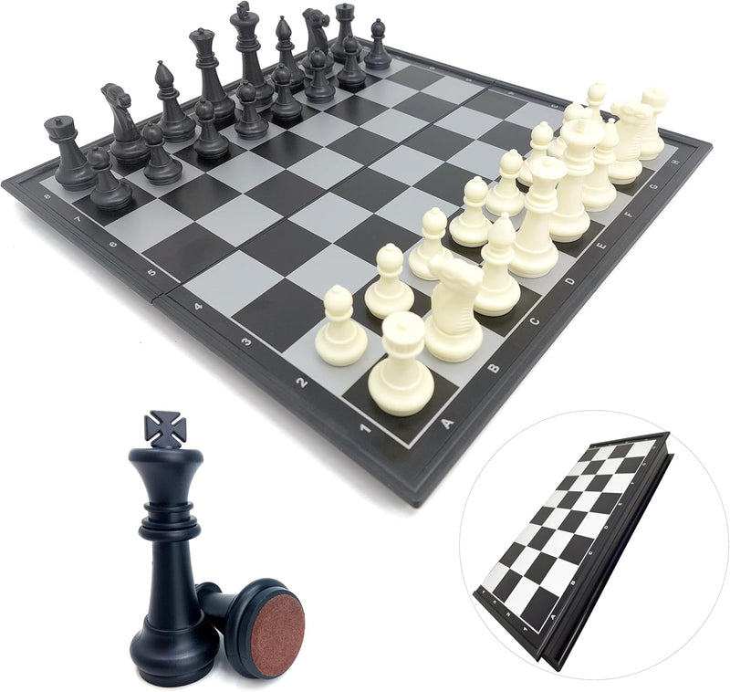 ChessEbook 510769 - Magnetisches Schachspiel s/w 36 x 36 cm