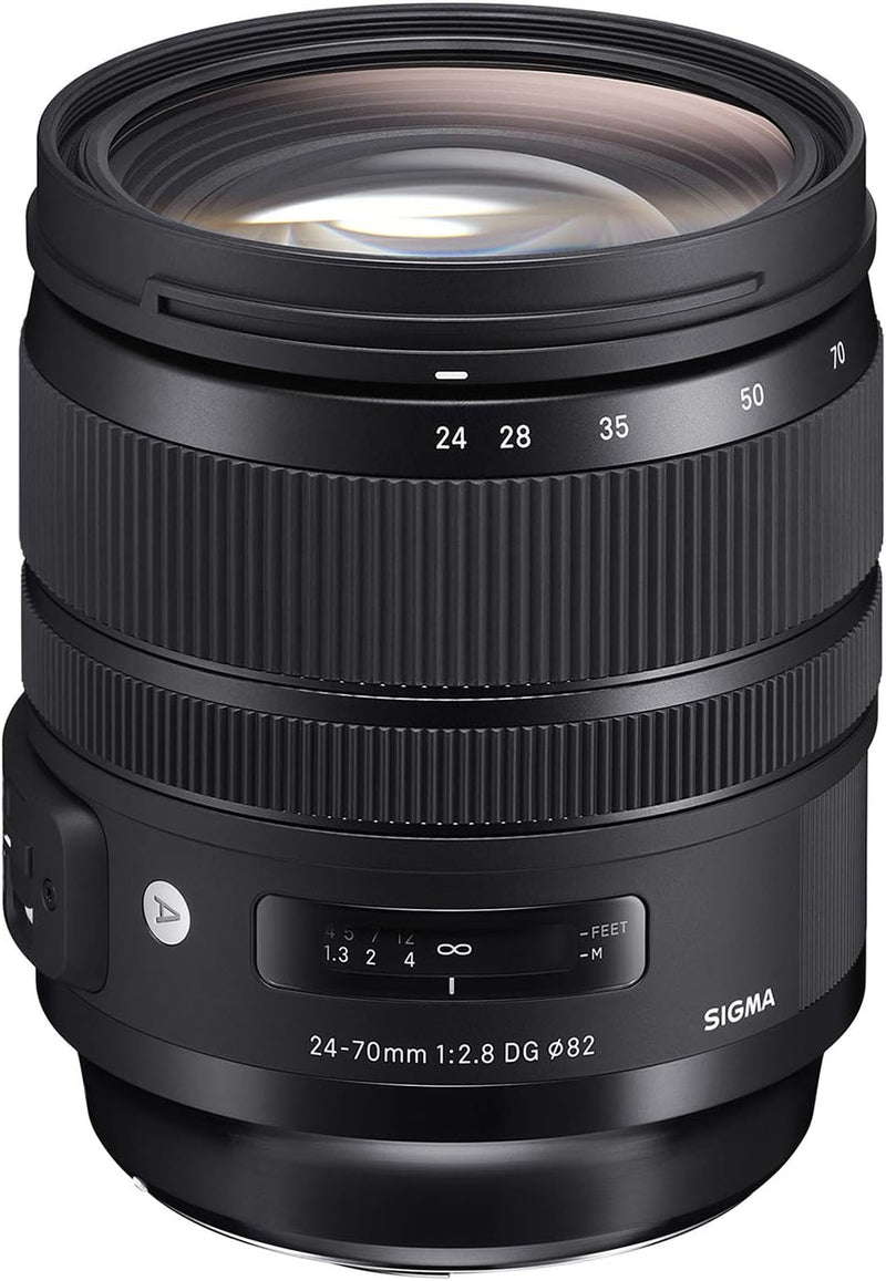 Sigma 24-70mm F2,8 DG OS HSM Art Objektiv für Canon EF Objektivbajonett für Canon Single, für Canon