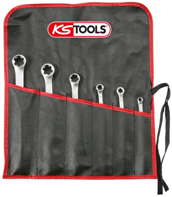 KS Tools 911.0370 CLASSIC TX-E-Doppel-Ringschlüssel-Satz, 6-tlg.