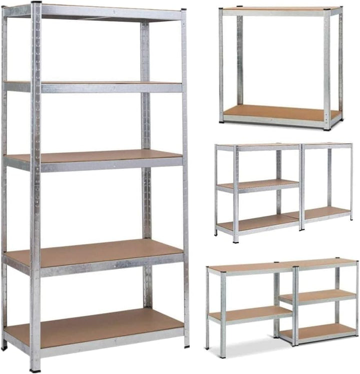 Werkbank, 180 x 90 x 45 cm 5 Ebenen verstellbare Regale, höhenverstellbar, DIY-Werkbank Werktisch Ar