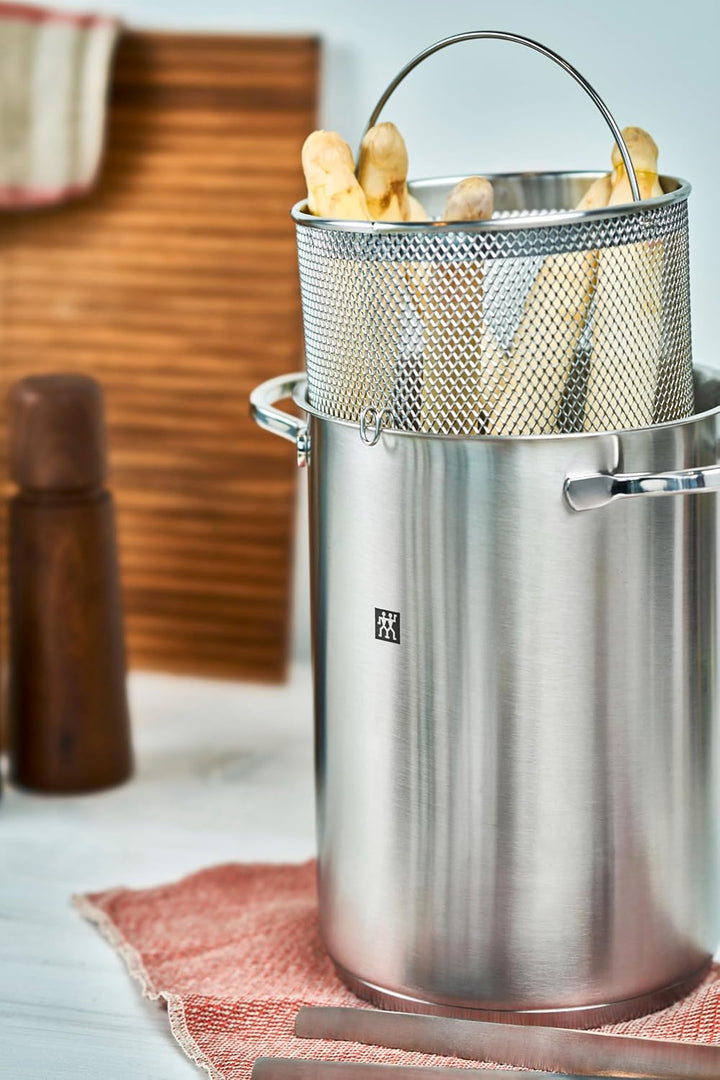 ZWILLING TWIN Specials Spargel-/Nudeltopf, 16cm, 4,5 L, Für alle Herdarten geeignet, Edelstahl, Silb