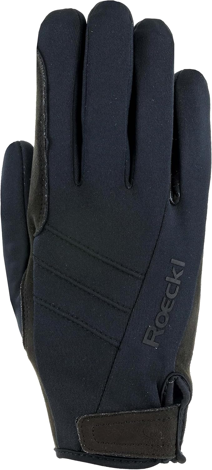 Roeckl Sports Reithandschuh WISBECH, Turnier Winter Handschuh, 2 Farben, Grösse 6-11, 7 Schwarz