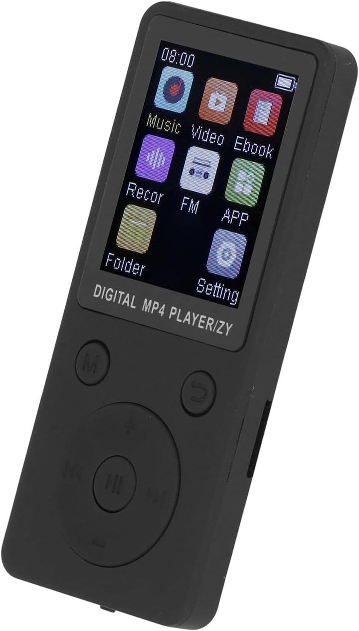 MP3-Player mit Bluetooth, HiFi-Sound, 1,8-Zoll-Bildschirm, Tragbarer Musik-Player mit Kopfhörern, Ra