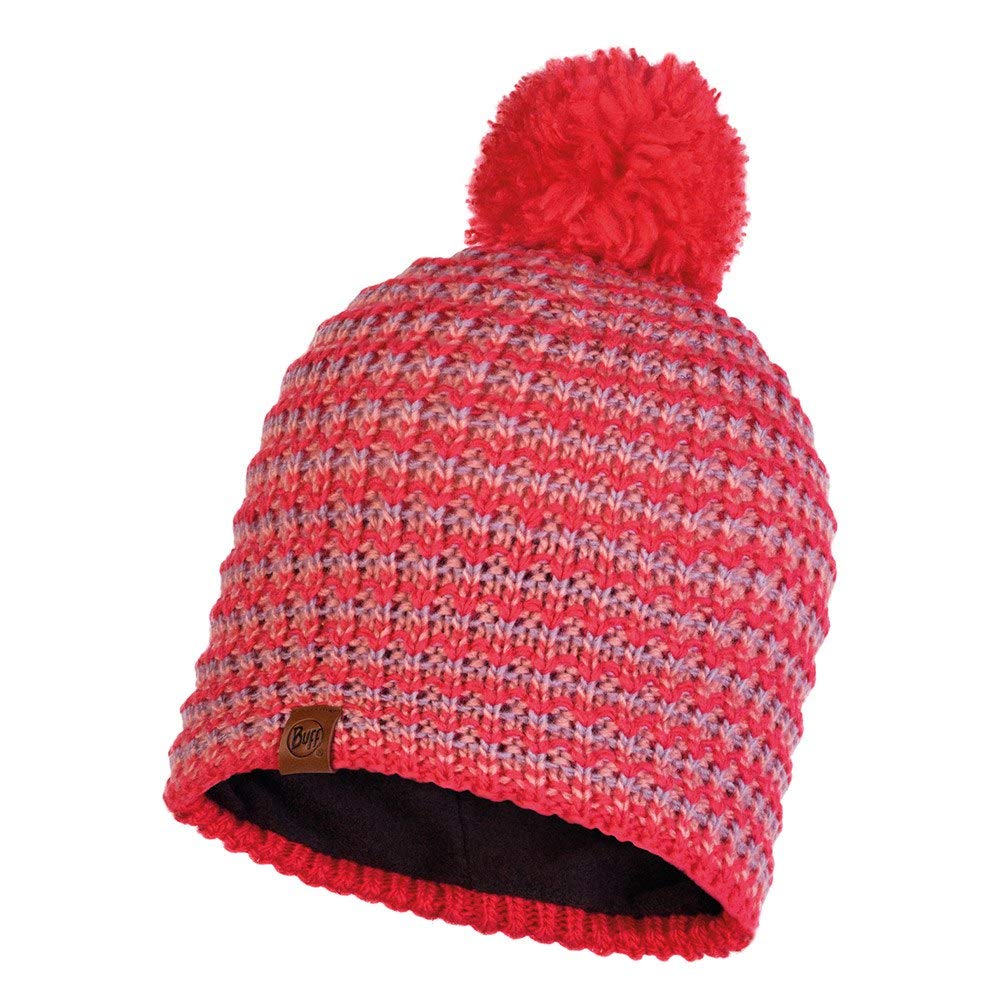 Buff® Knitted & Fleece Hat Dana Blossom RED