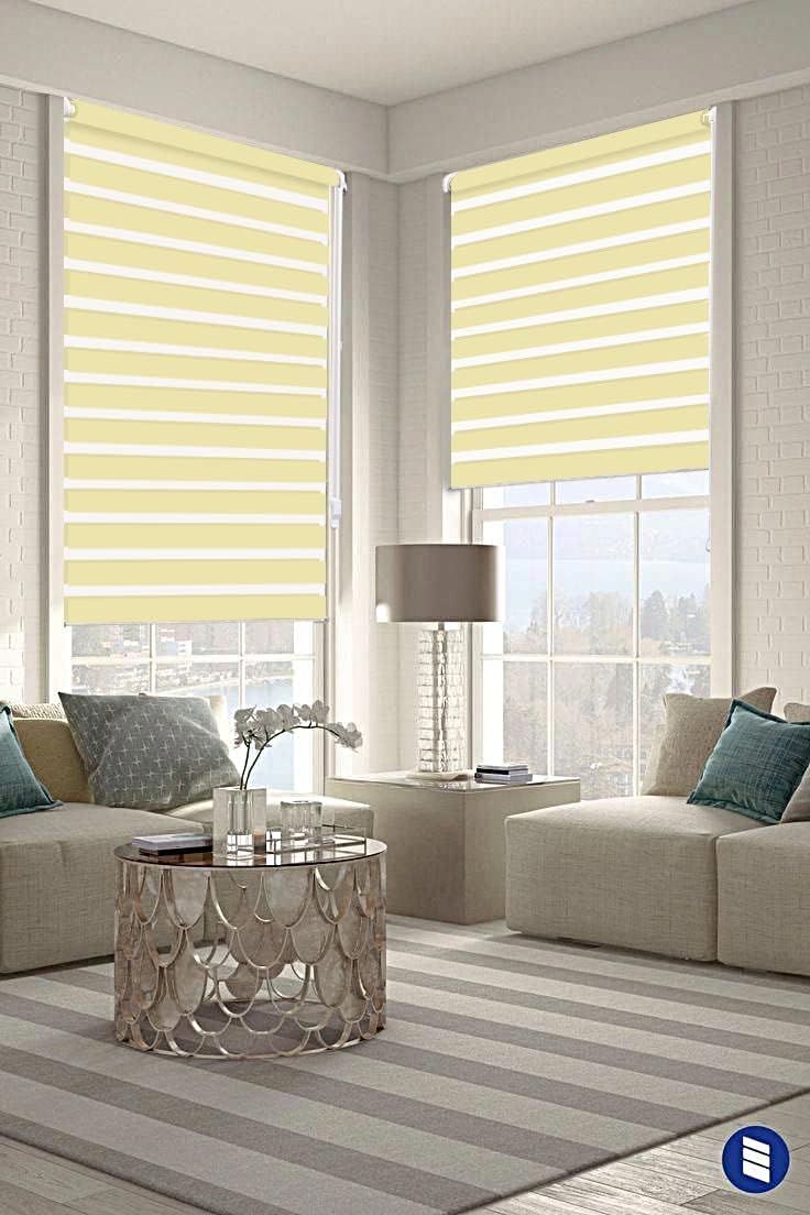 Eurohome Doppelrollo Klemmfix ohne Bohren, Duo Rollo,120cm x 130cm (Stoffbreite 116 cm) Beige Transp