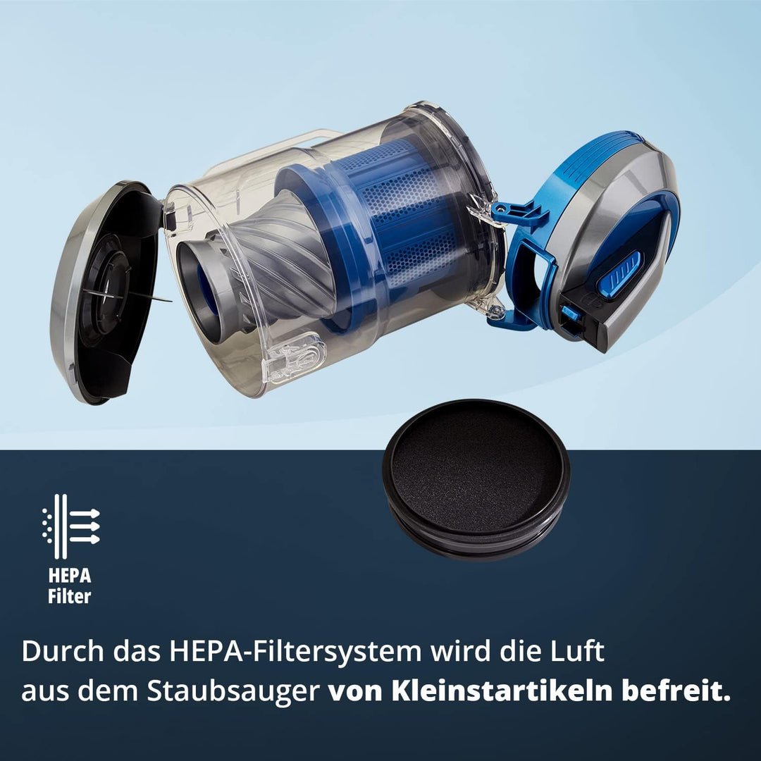 KHG Staubsauger BS-703OT in silberfarben/schwarz mit 700W, 3L Staubbehälter, Multi-Cyclon Technik, H