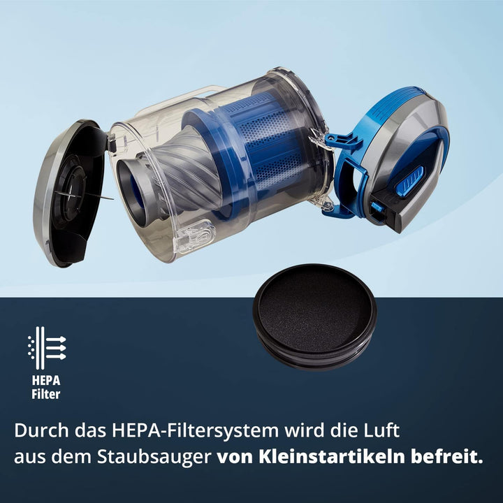 KHG Staubsauger BS-703OT in silberfarben/schwarz mit 700W, 3L Staubbehälter, Multi-Cyclon Technik, H