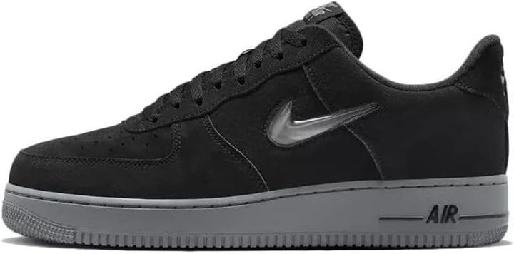 Nike Herren Air Force 1 Sneaker 45.5 EU Black Cool Grey, 45.5 EU Black Cool Grey
