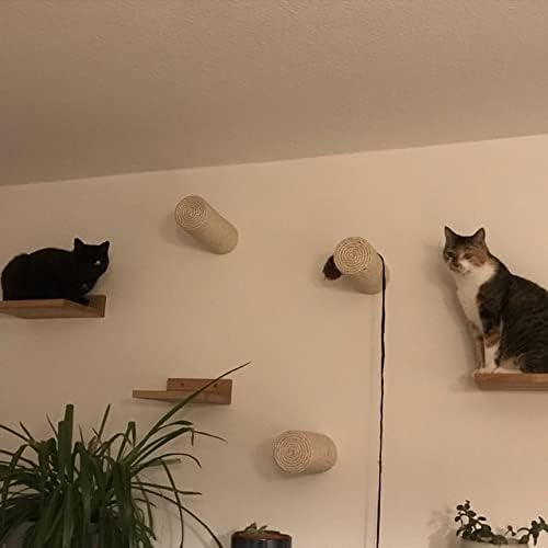 Original Capri Corner Kletter Stufe (XL Ø 10 cm) Wand Stufe für Katzen Catwalk Treppe Wandpark Sisal