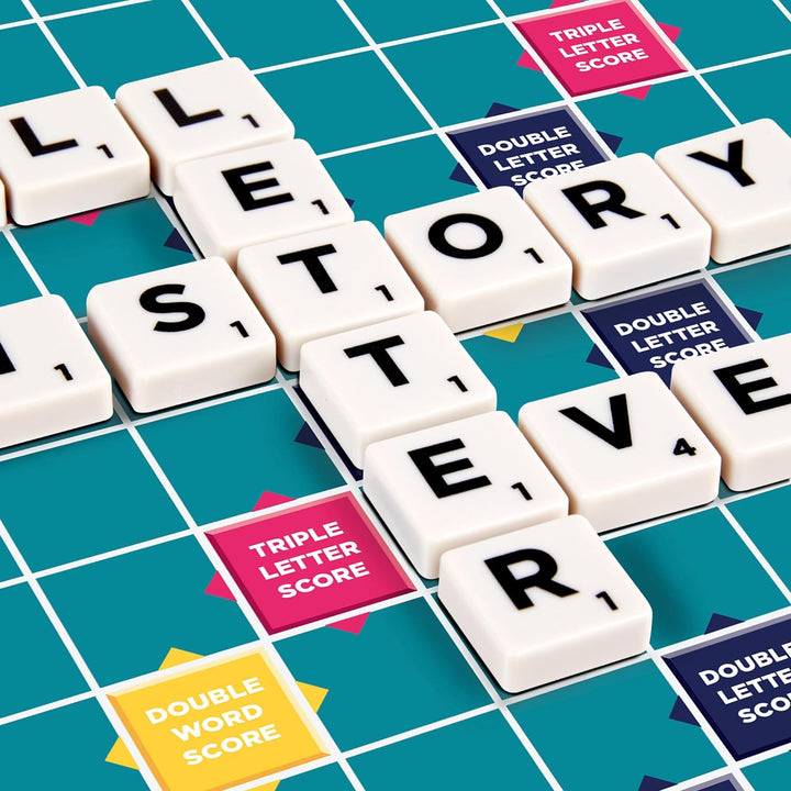Mattel Games Scrabble Original, Englische Version, Gesellschaftsspiel, Brettspiel, Familienspiel, De