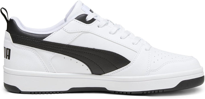 PUMA Herren Rebound V6 Low Leichtathletik-Schuh 39 EU Puma White Puma Black Puma Black, 39 EU Puma W