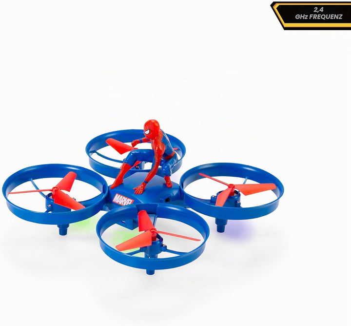 Dickie Toys RC Drone Spider-Man (17 cm) - ferngesteuerte Drohne für Kinder mit 3 Geschwindigkeiten u