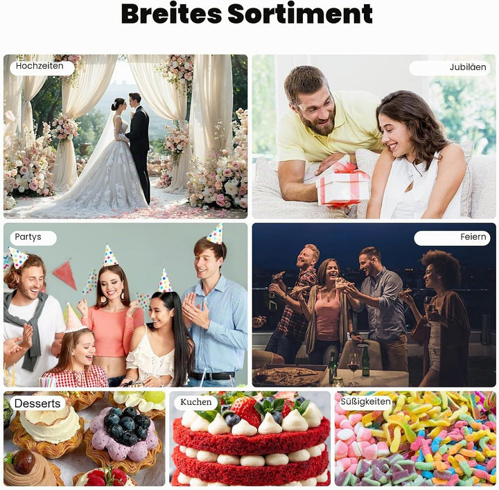 Etagere Holz 3 Etagen Massivholz Cupcake ständer kuchenständer 6kg | Massivholz Holzkohle, 3 Etagen
