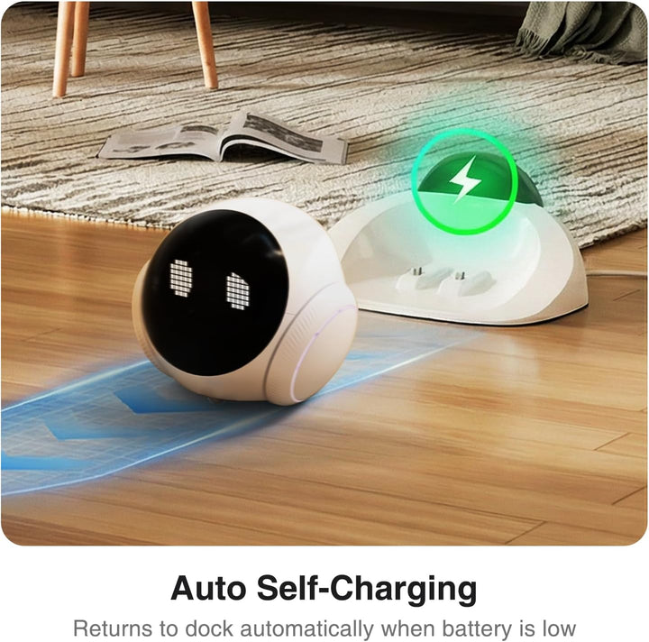 Smart Mobile Haustier Kamera Roboter für Zuhause Indoor Bewegliche 1080P Überwachung Hund und Katzen