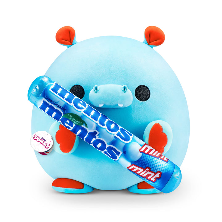 Snackles gross Hugh, Nilpferd (Mentos) ZURU, 35 cm grossen Plüschtier (Nilpferd) Hippo, Hippo