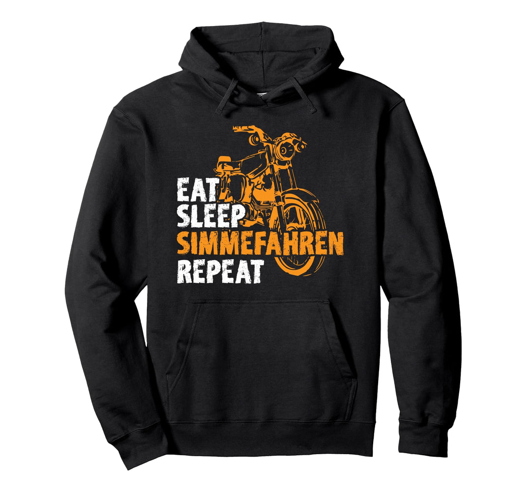 EAT SLEEP Simmefahren REPEAT Simson-S51 Pullover Hoodie