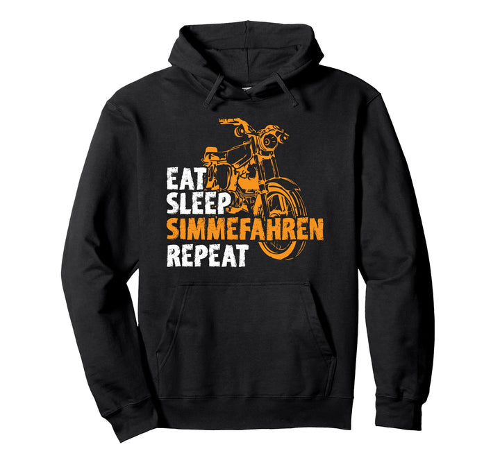EAT SLEEP Simmefahren REPEAT Simson-S51 Pullover Hoodie