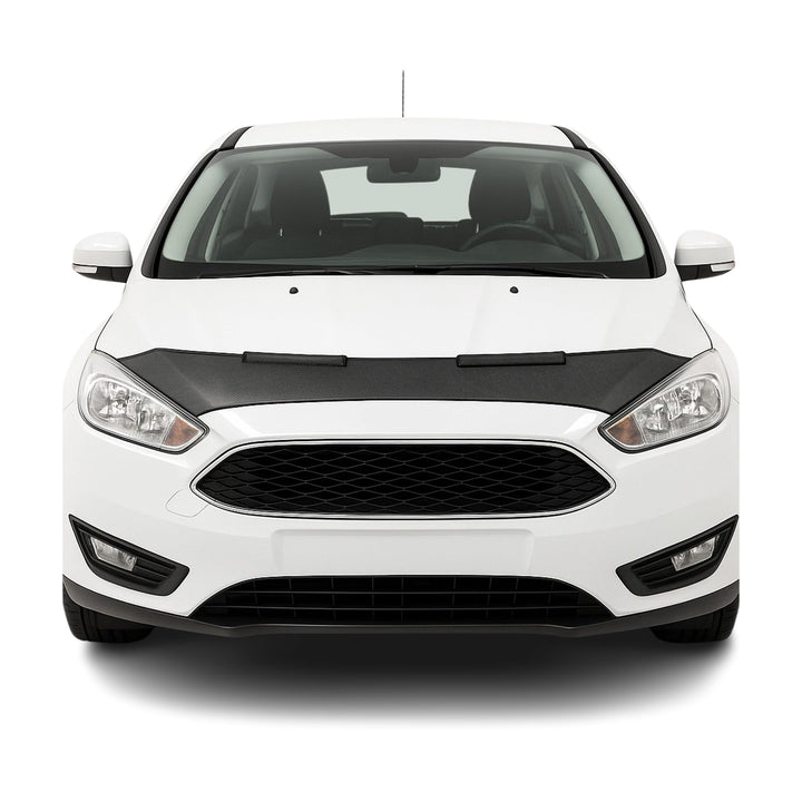 OMAC Haubenbra Steinschlagschutz Bonnet Bra kompatibel mit Ford Focus 2016-2018 Carbon Halb Carbon O