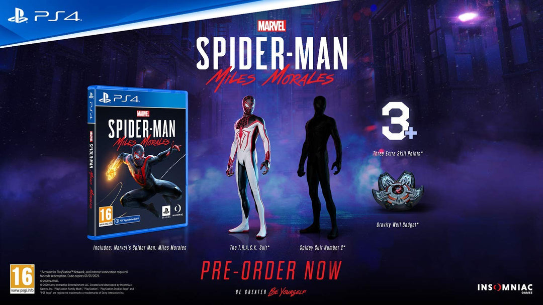 Sony Marvel’s Spider-Man: Miles Morales Standard PlayStation 4