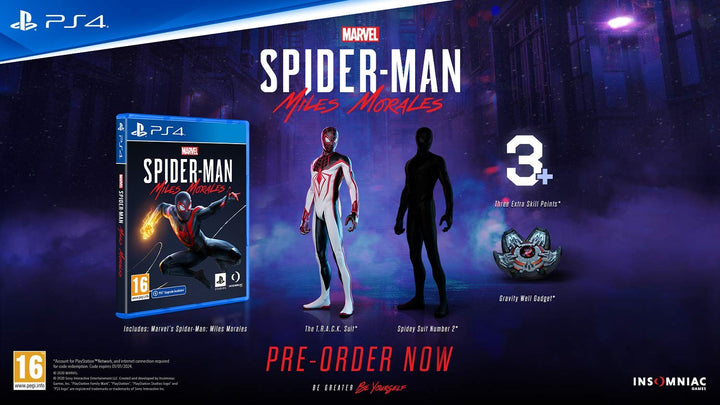 Sony Marvel’s Spider-Man: Miles Morales Standard PlayStation 4