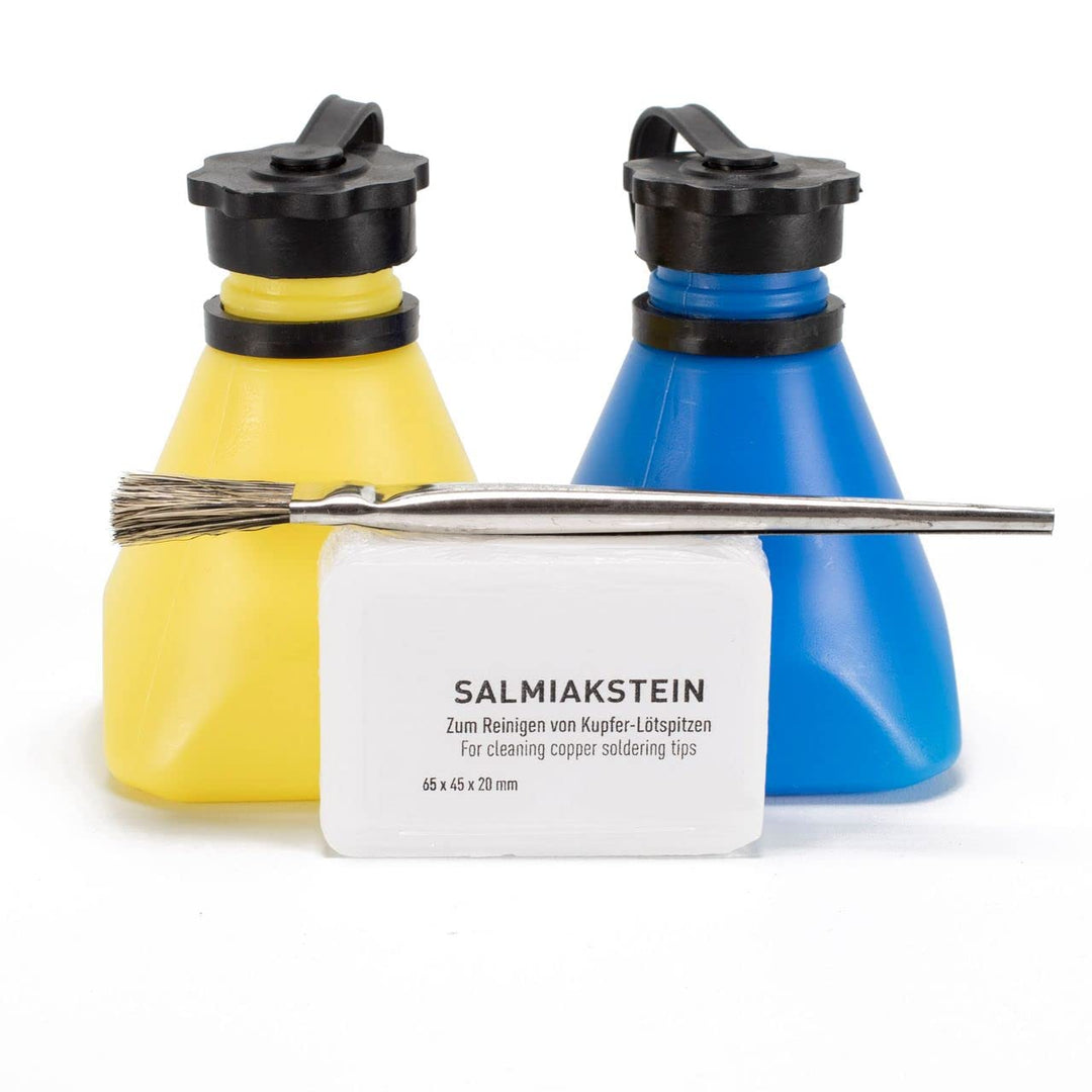 Lötgarnitur 4 teilig löten Lötset Dachdecker Klempner Löt+Salz+Salm+Pin günstig