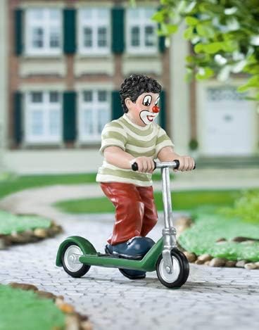 Cityroller Charity - Dekofigur und Sammlerstück in Geschenkkarton - handgefertigt - Mehrfarbig Höhe
