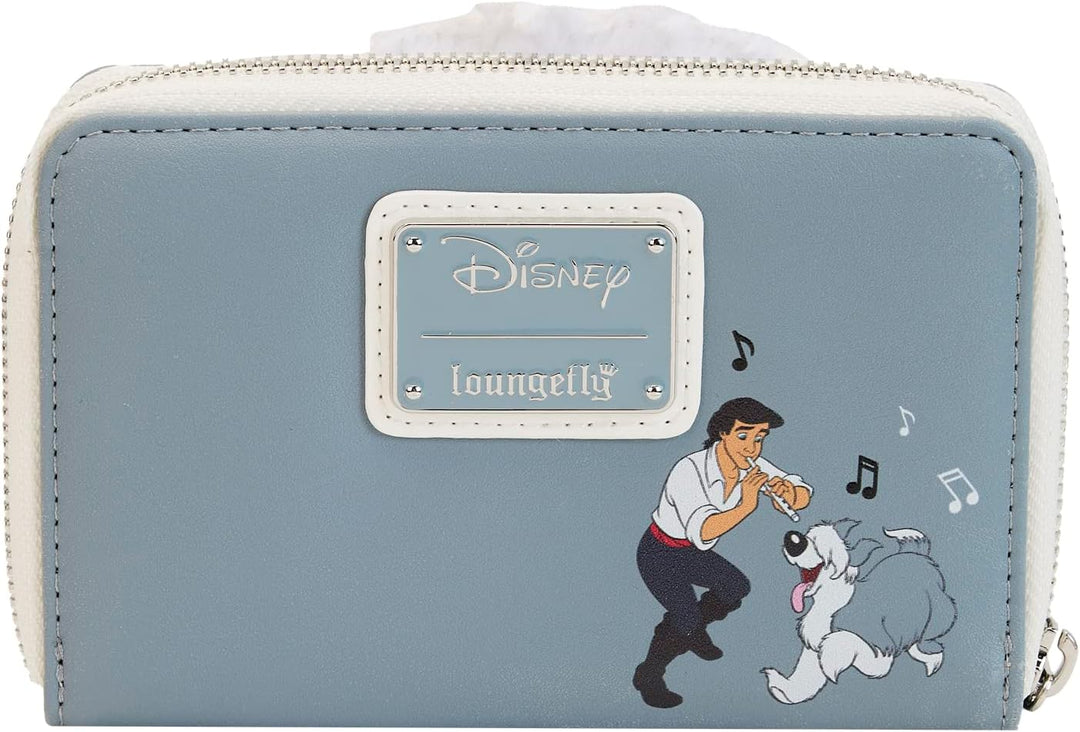 Loungefly Disney Purse Little Mermaid Max Cosplay Nue offiziell Grau Zip Around One Size Standard, S